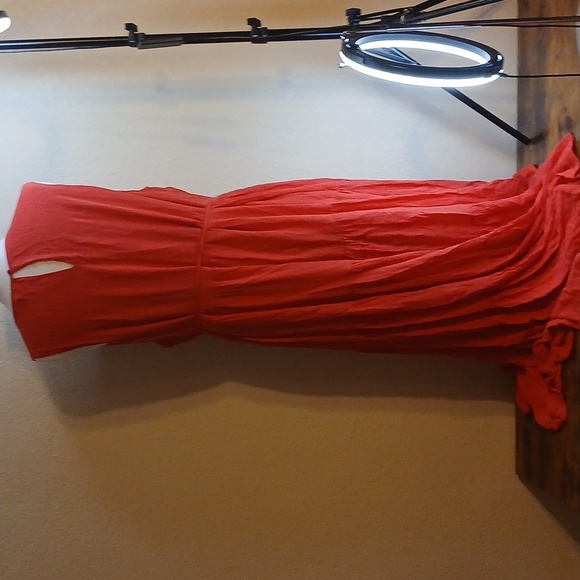 Banana Republic Red Maxi Dress - Picture 7 of 8